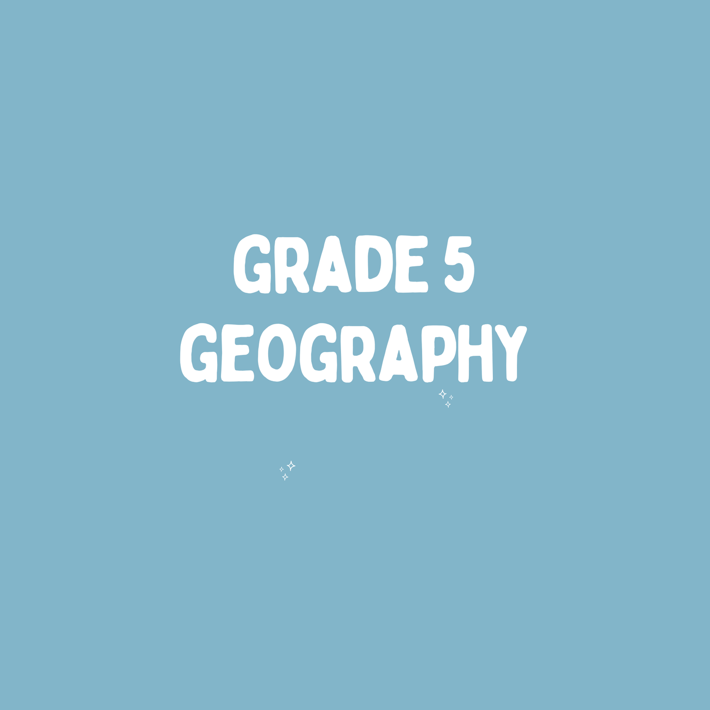 Grade 5 Social Sciences – Geography – Quarter 2 Summary (CAPS)