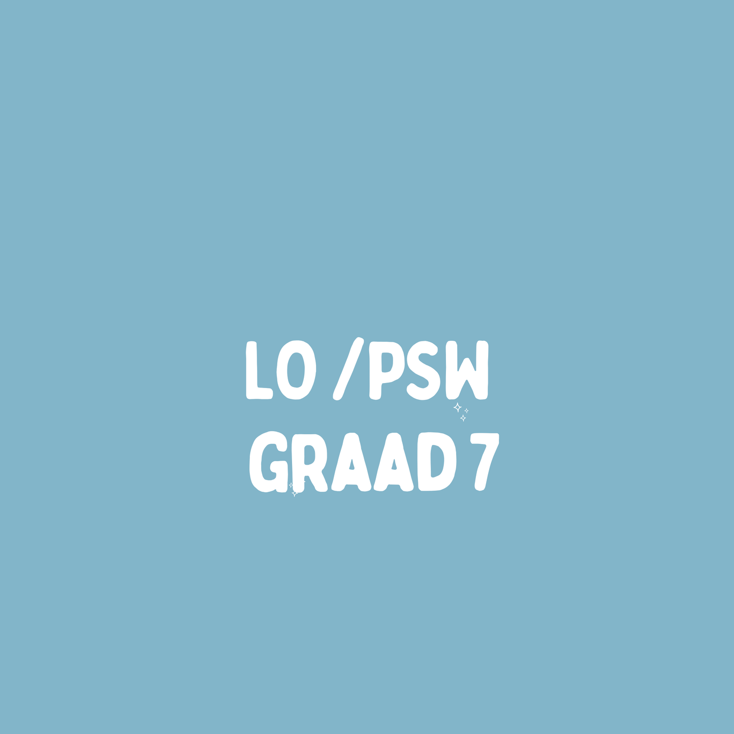 Graad 7 Lewensvaardighede – Kwartaal 2 Opsomming (KABV)