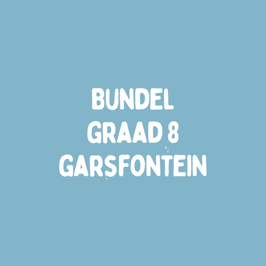 Graad 8 Volledige Kwartaal Bundel – Kwartaal 1 (KABV) Garsfontein